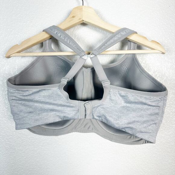 Panache Women’s Power 5021 Underwire High Impact Sports Bra Grey Size 38G - Picture 5 of 8